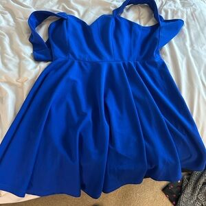 Blue Windsor dress